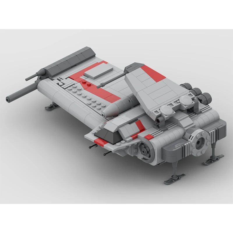 Star Movie Series MOC Building Blocks BT-7 Thunderclap Assault Craft Spaceship Model DIY Bricks Military Creative  Toy Gifts