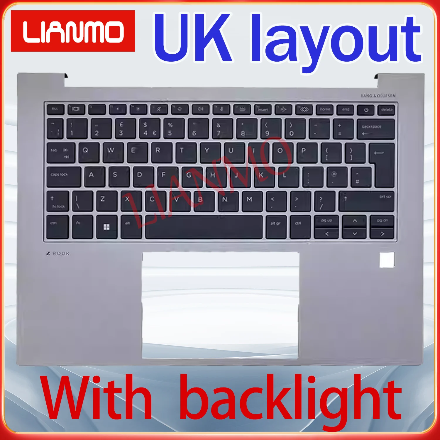 UK/US layout for HP ZBook Firefly 14 G9 G10 N09253-001 C-shell backlight keyboard