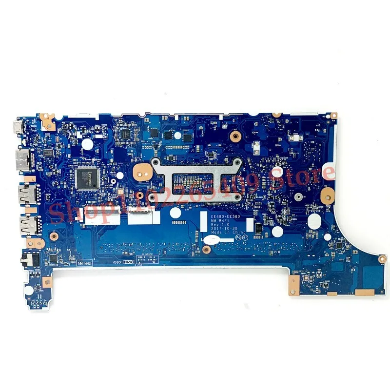 NEW Mainboard EE480/EE580 NM-B421 For Lenovo E480 E580 Laptop Motherboard 216-0905004 With SR3LA I5-8250U CPU 100%Full Tested OK