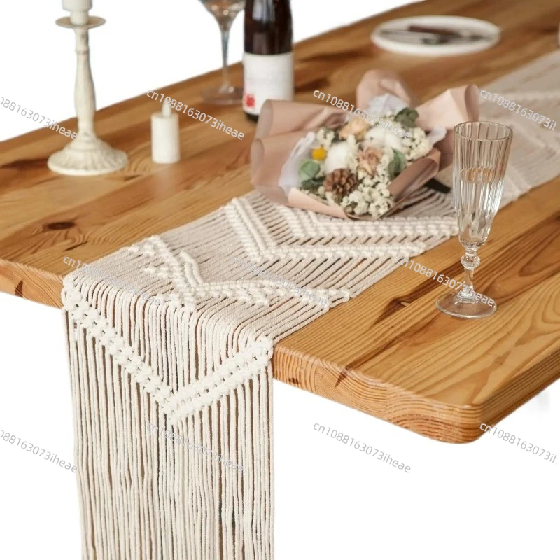 para-camino-de-mesa-decoracion-de-mesa-de-boda-tejida-lino-bohemio-hecho-a-mano-con-borlas-decoracion-de-granja-vintage-para-comedor-y-cocina