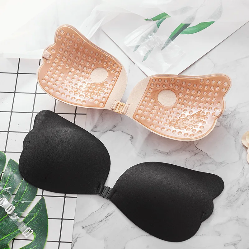 

Invisible Strapless Adhesive Stick Bra Strapless Push Up Bras Women Sexy Backless Lingerie Seamless Silicone Bralette Underwear