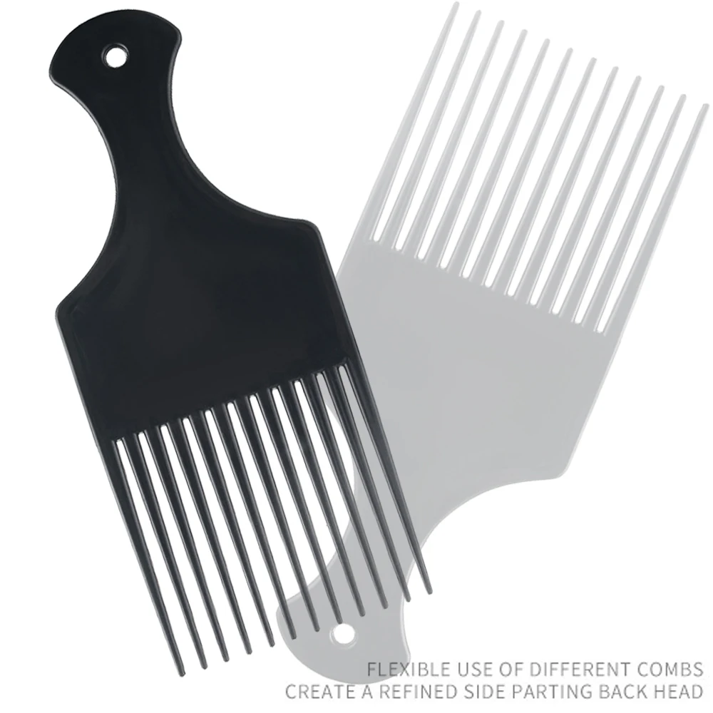 

Набор из 2 расчесок для африканских волос, расческа для афро-причесок для мужчин и женщин, подходит для натуральных кудрявых волос и париков, 2 шт.