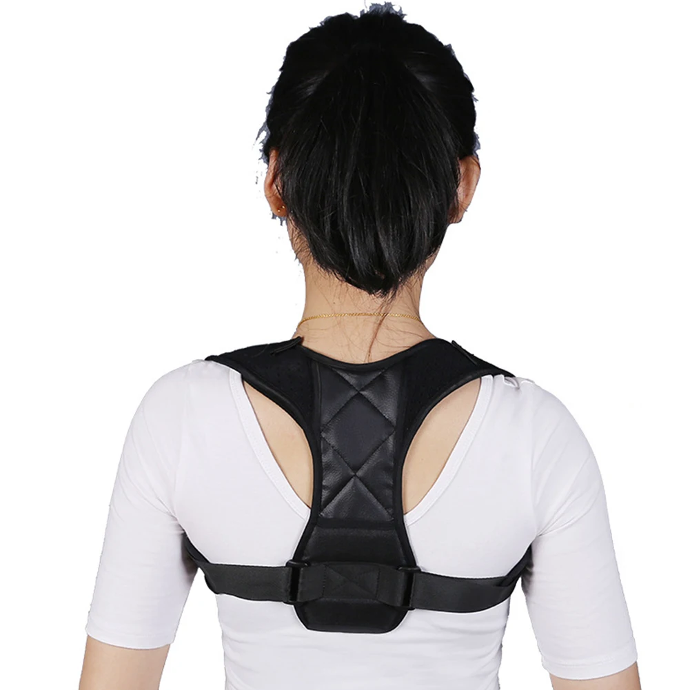 Shoulder Straightener Adjustable Shoulder Brace Lightweight Shoulder Support Belt Portable Spine Alignment Brace for Men Women