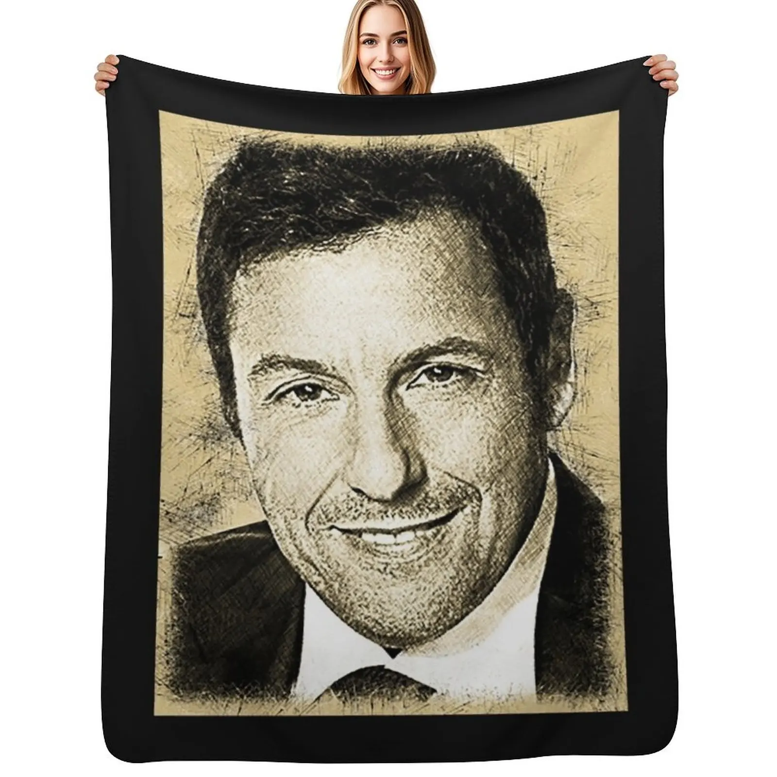 

Adam Sandler T-ShirtAdam Sandler Throw Blanket Moving Vintage Travel Summer Beddings Blankets