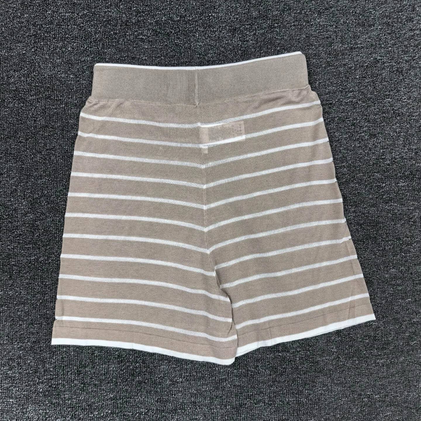 ジェニー & デイブフレンチファッションレディースエレガントなシルクウールニットバミューダミニマリスト夏ハイウエストルーズショーツ女性のための