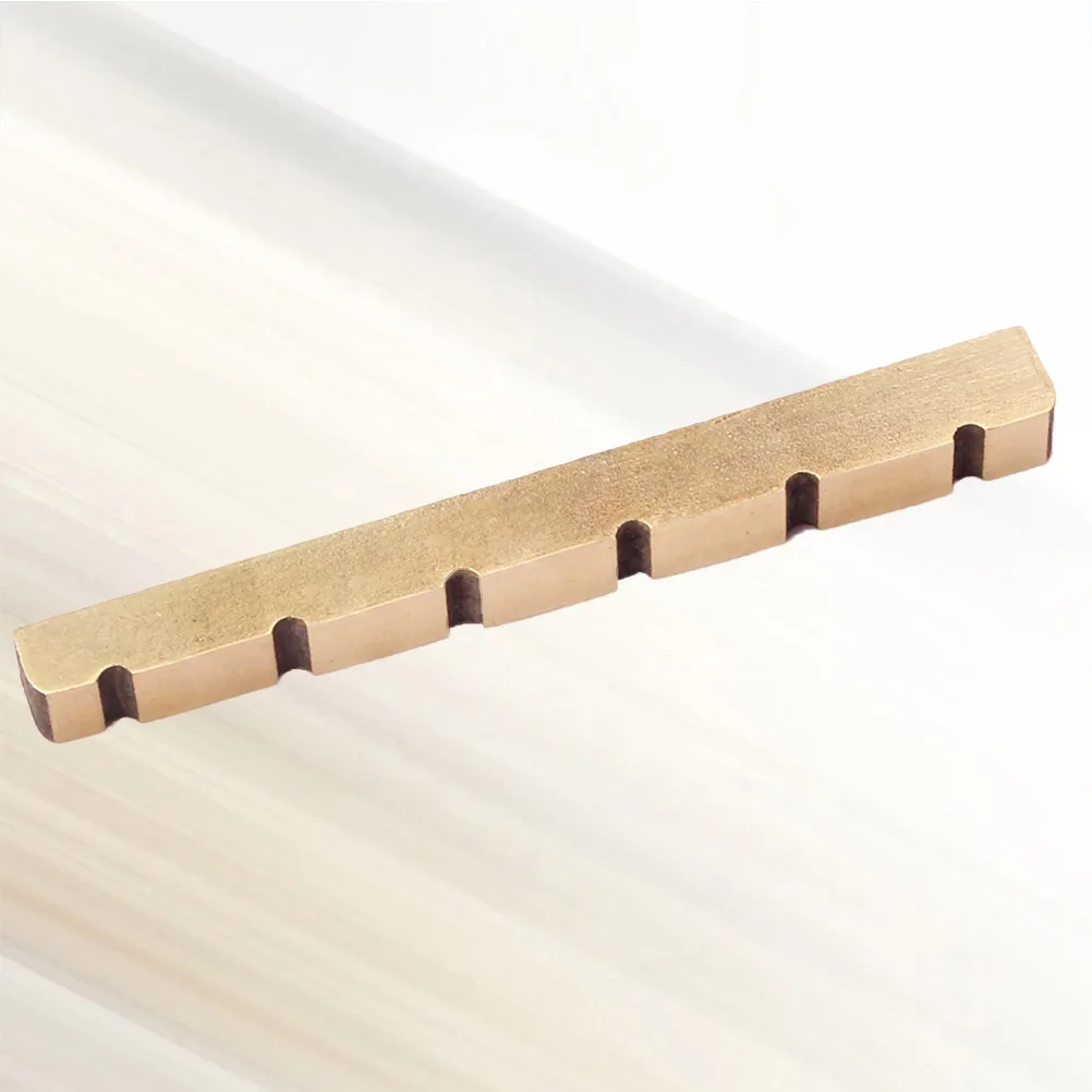 

Copper Pillow Guitar Nut Bridge Replacement Upper Slotted Bone Nuts Accesories Electric