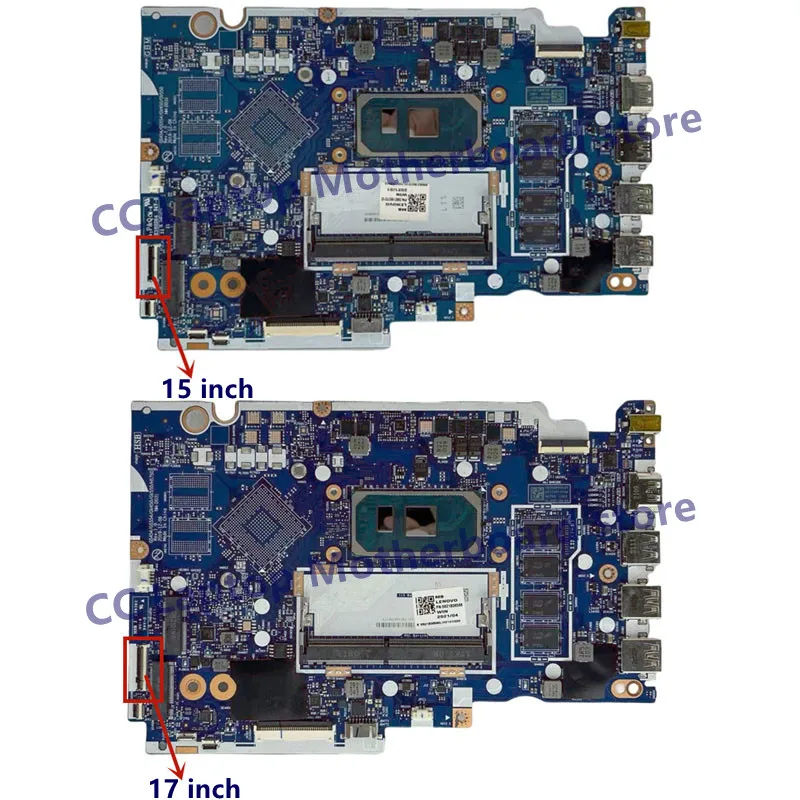 Placa-mãe NM-D031 para Lenovo IdeaPad 3-15IIL05 e IdeaPad 3-17IIL05 com CPU I3/I5/I7 de 10ª Geração, 100% Testada e Funcionando Perfeitamente