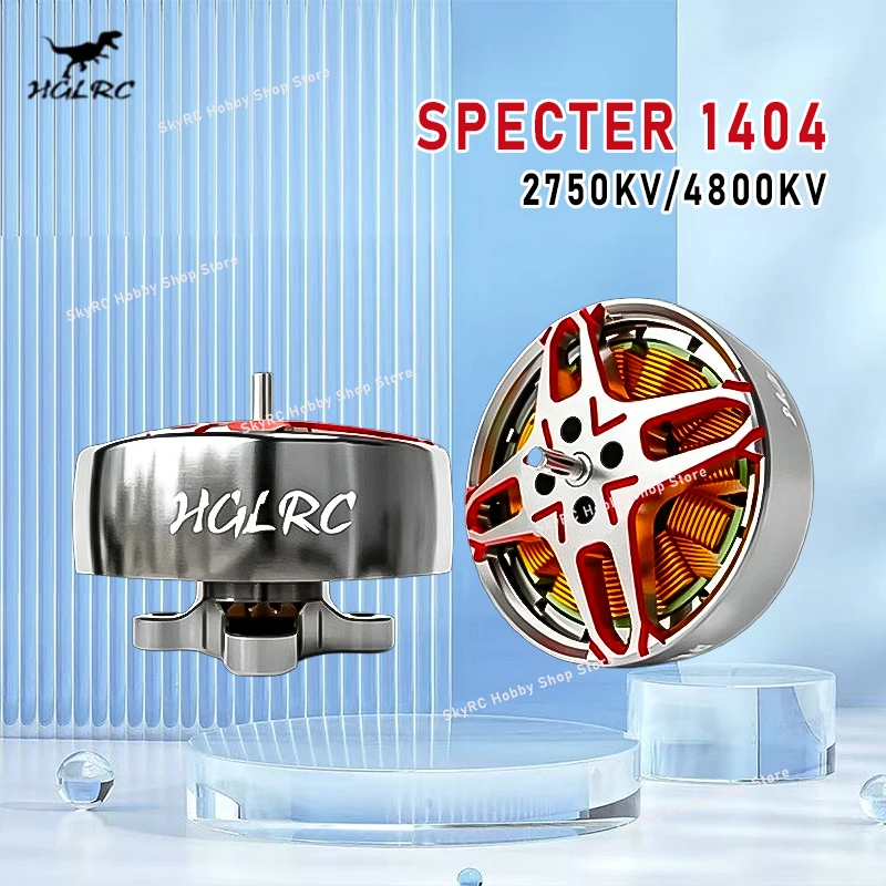 HGLRC SPECTER 1404 Brushless Motor,2750KV/4800KV 4-6S,Fit 2
