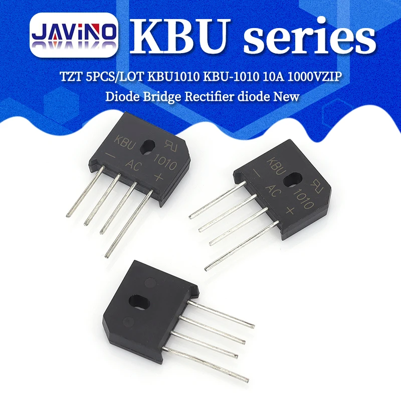 KBU606 KBU608 KBU610 KBU806 KBU808 KBU810 KBU1510 KBU2510 KBU3510 Flat Rectifier Bridge Diode Bridge Rectifier