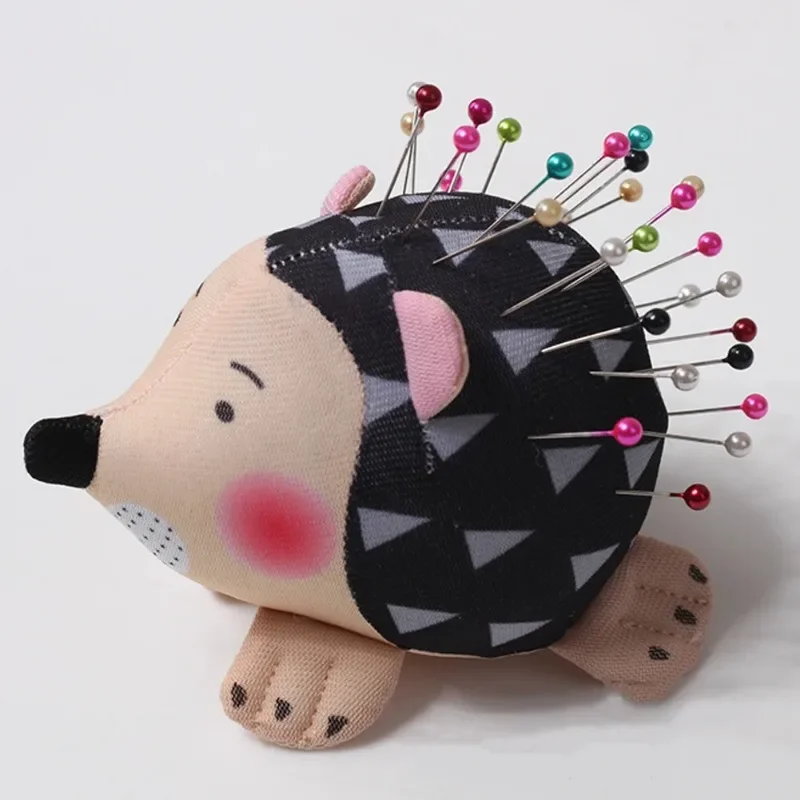 1Pcs Pin Cushion Hedgehog Shape DIY Craft Needle Pin Storage Holder Handcraft Tool for Cross Stitch Sewing Home Sewing Supplies