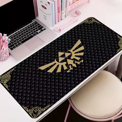 Mouse Pad Anime Non-Slip Rubber Mousepad Soft Office Desk Mat Gaming PC Accessories Large L-legend of Z-zelda Gamer Keyboard Mat