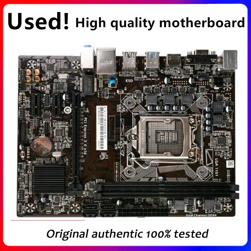 For Colorful C.H110M-VH V20 H110M-VH Desktop Motherboard For Intel H110 DDR4 LGA 1151 Original Desktop Used Mainboard