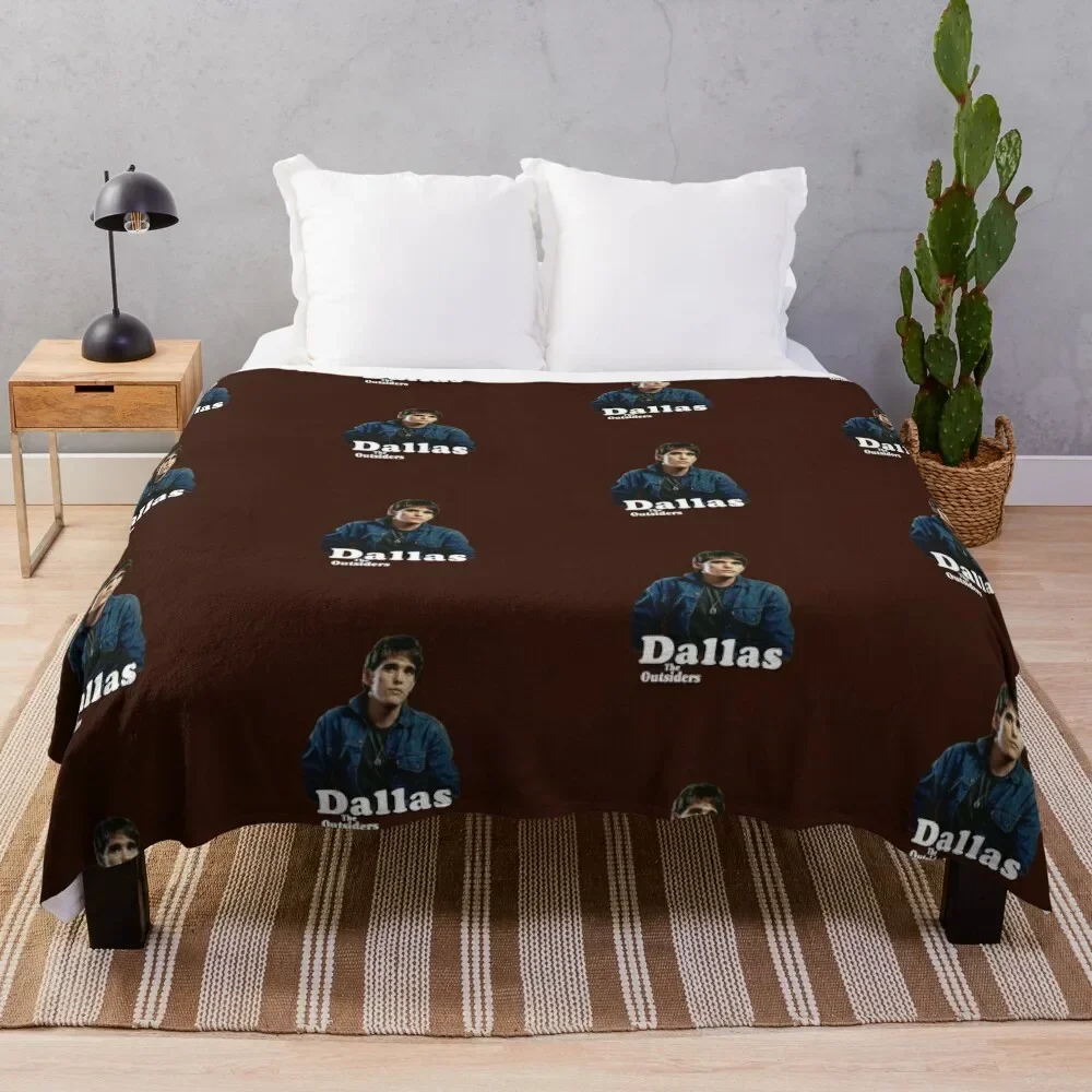 

Dallas Winston (The Outsiders) Throw Blanket Travel Flannel Fabric Blankets For Baby Blankets