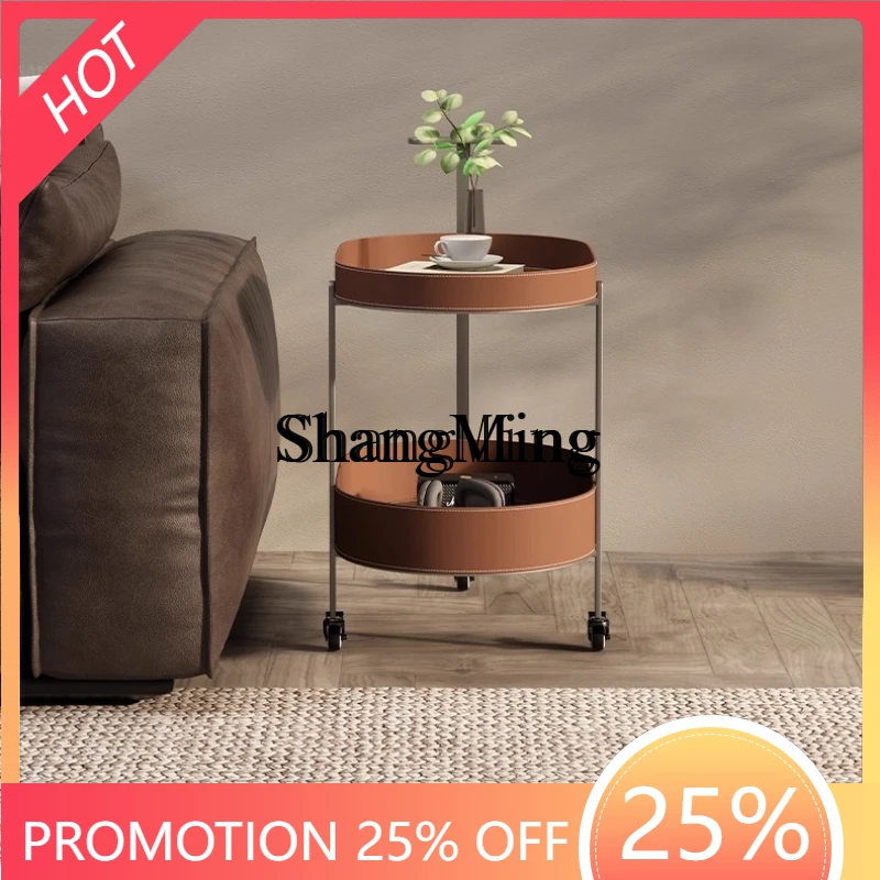 

SM home sofa side few living room home removable small coffee table light luxury high-end trolley