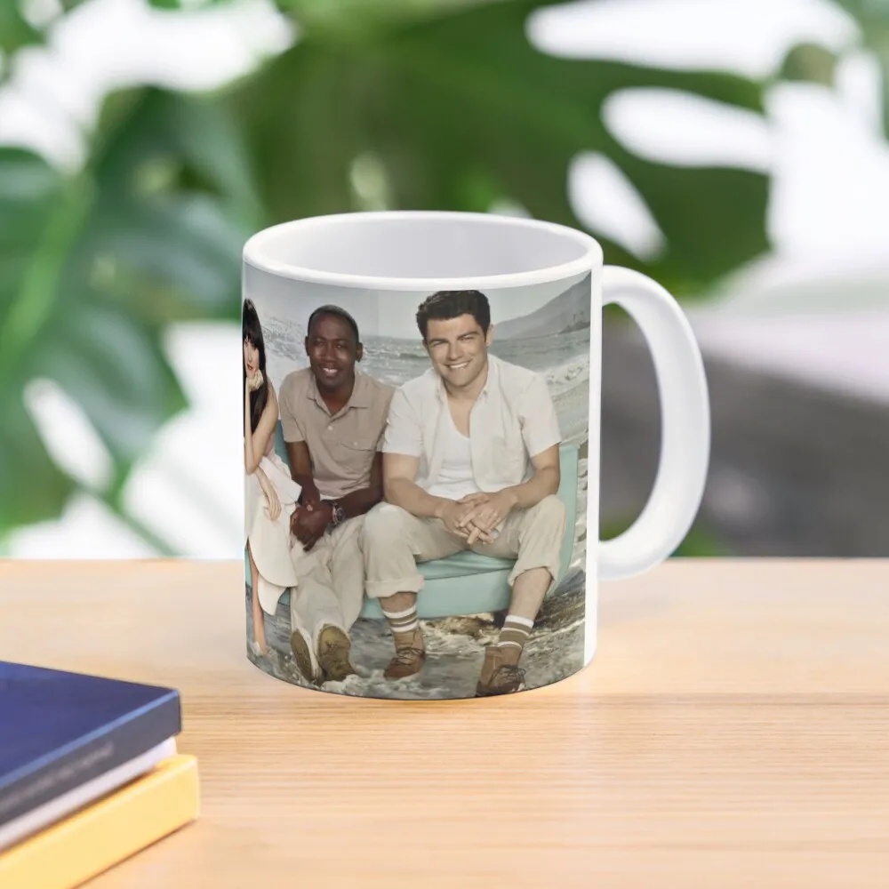 

New Girl Cast Coffee Mug Cold And Hot Thermal Glasses Mug Coffee Beer Cup