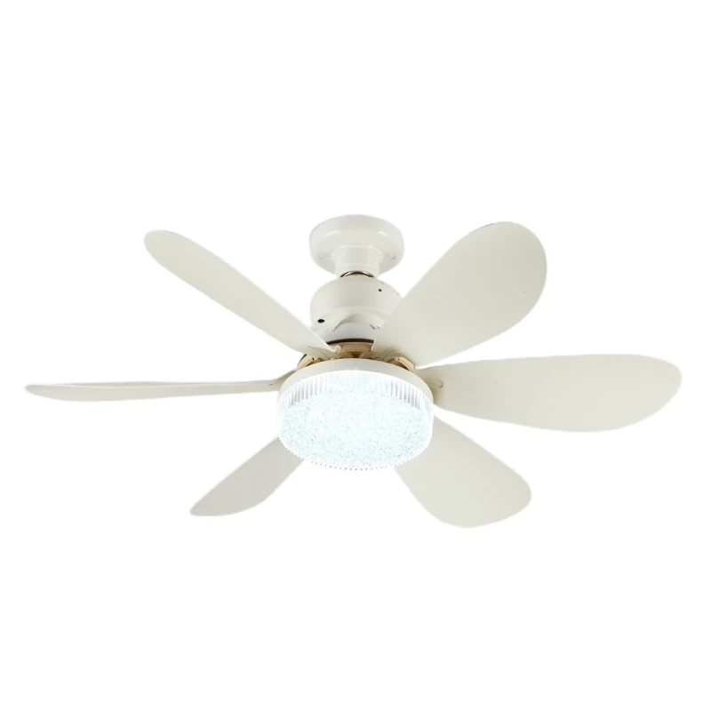 K1AA Quiet Ceiling Fan with LED Light 16.5 inch Air Volume Remote Control for Kitchen Bedroom Dining Room