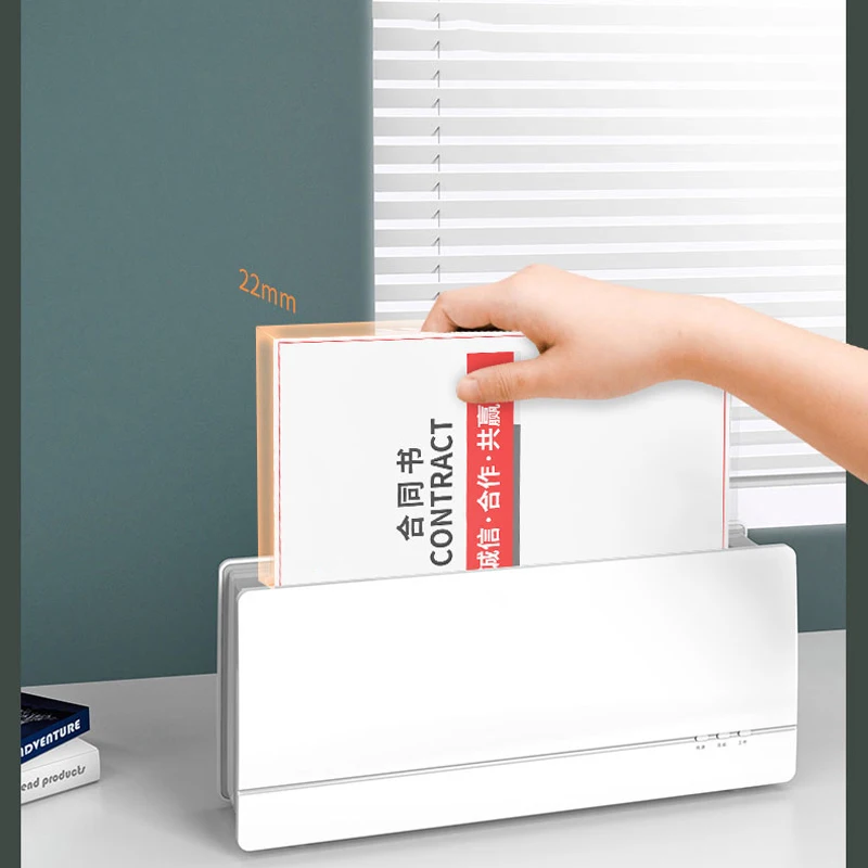 14672 Hot Melt Glue Binding Machine Book Binding Contract Office Home Data Text Collation Smart Sensor Binding Machine Binder