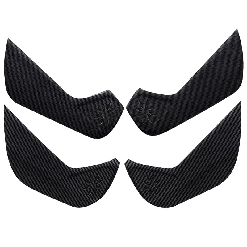 4PCS Carbon Fiber Texture Door Anti-dirty Anti-kick Pad Cover Sticker for Toyota Corolla 2014 - 2022 2023 2024 Accessories