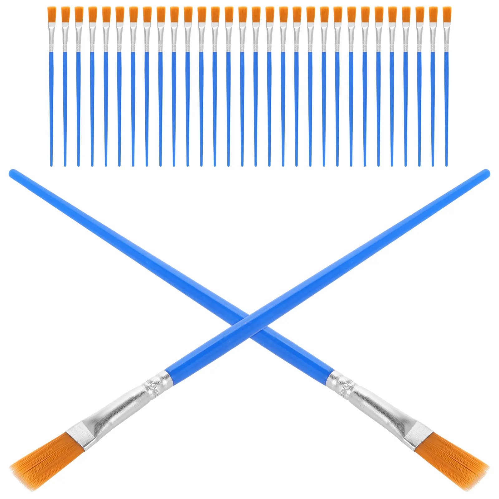 

50Pcs Art Paintbrushes Set Premium Painting Brush Kit for Watercolor Oil Acrylics Portable Comfort Grip Brushes for Artists