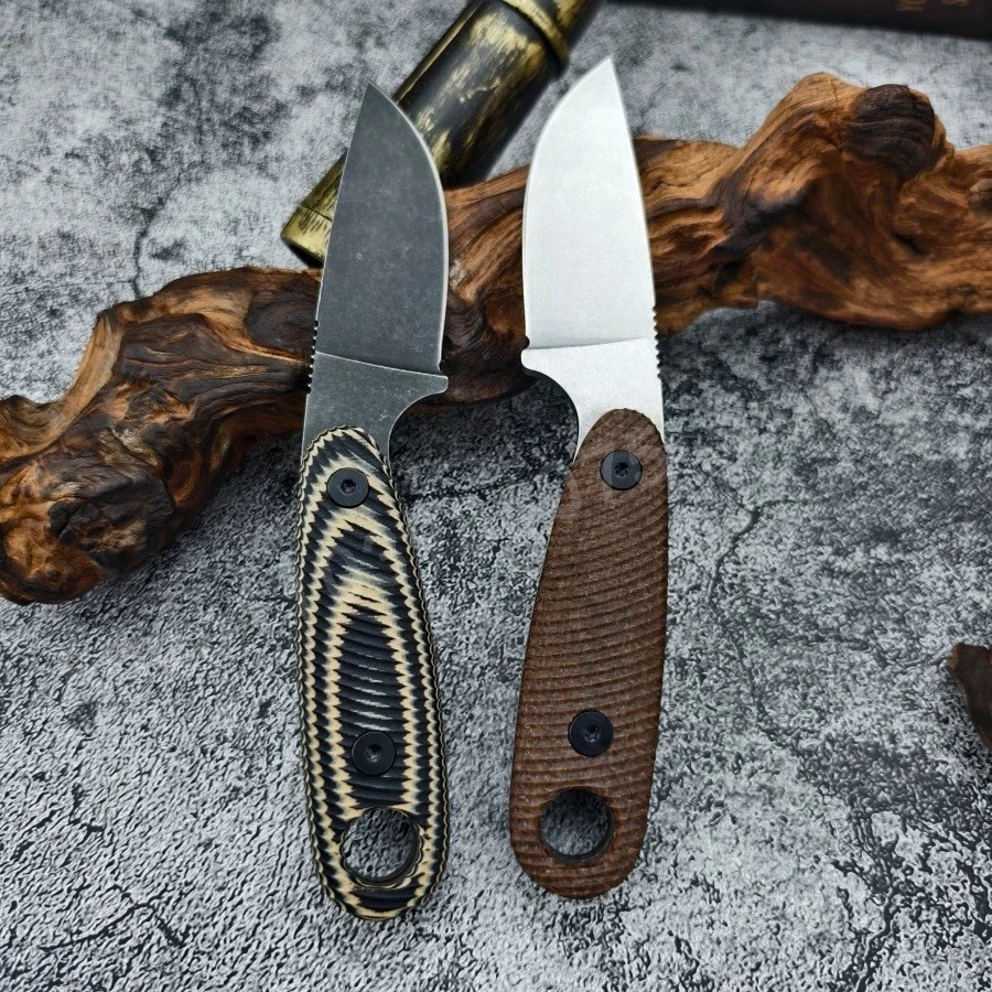 

Izula Sheathed Small Straight Knife D2 Steel Blade G10 Handle Portable Household Fruit EDC Carry-Along Tool Knife Picnic Knife