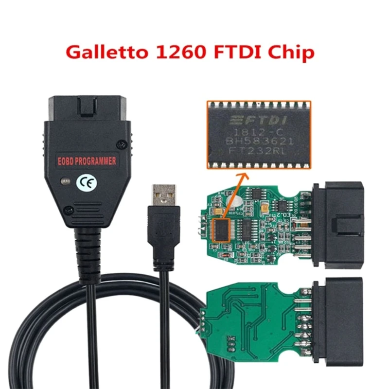 Galletto 1260 Flasher EOBD2 Galletto 1260 EOBD Flasher Galletto1260 Chip Tunings Remap Tool Dropship