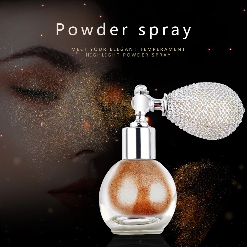 Fluorescent Powder Spray High Glitter Makeup Tool for Face and Body Fragrance Powder Fresh and Long Lasting Fragrance 3gPerfumes