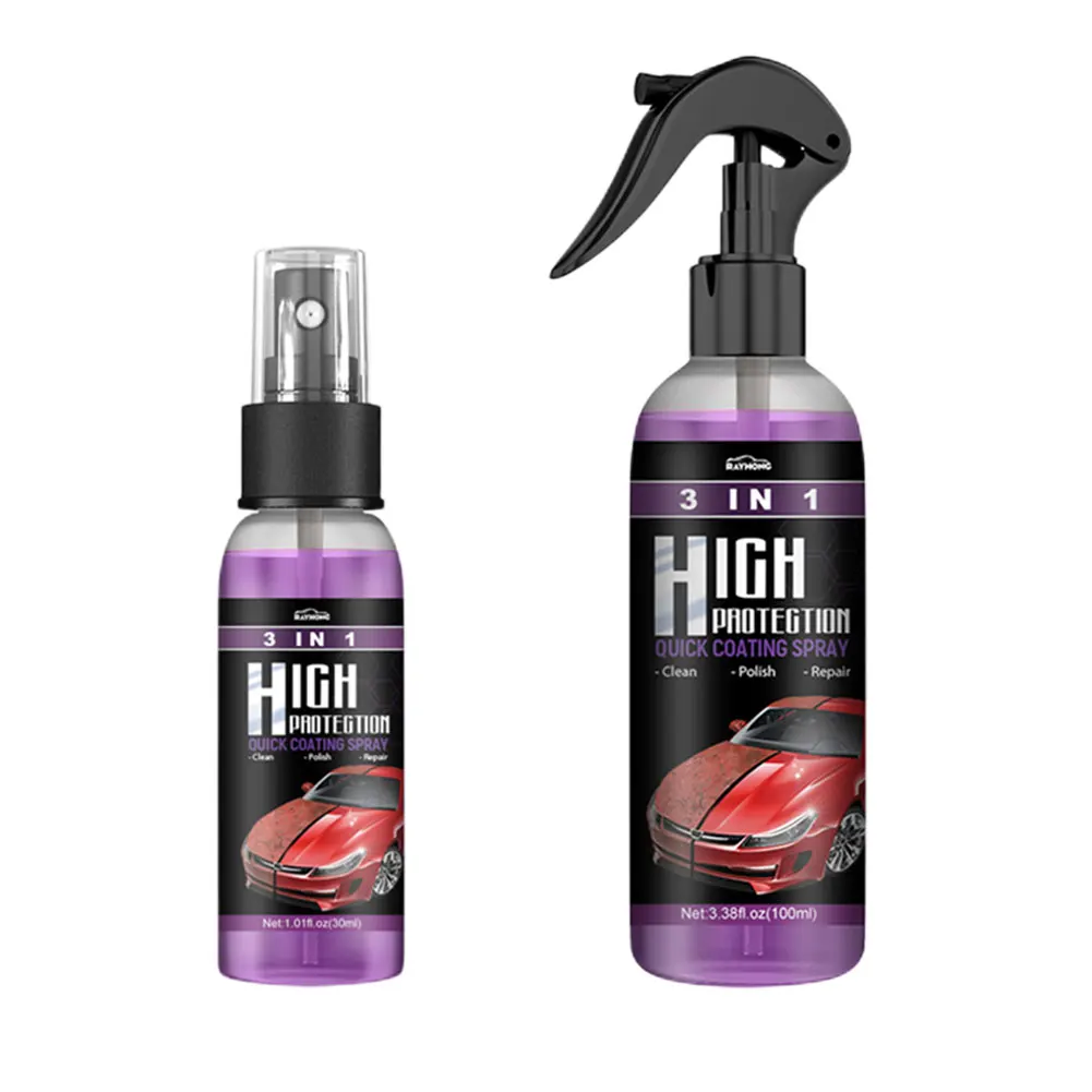 Ceramic Coating Sprayer 3 In 1 Paint Color Modification Tool High Protection Scratch Repair Tool Gloss Shine for Vehicle