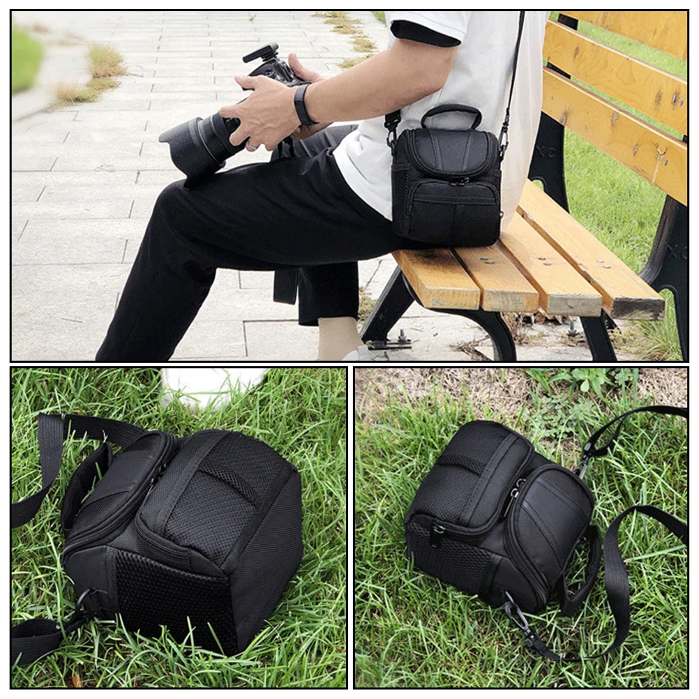 1pc Camera Bag Adjustable Strap Portable Lightweight Crossbody Pouch For Outdoor Travel Photography Storage Accessory
