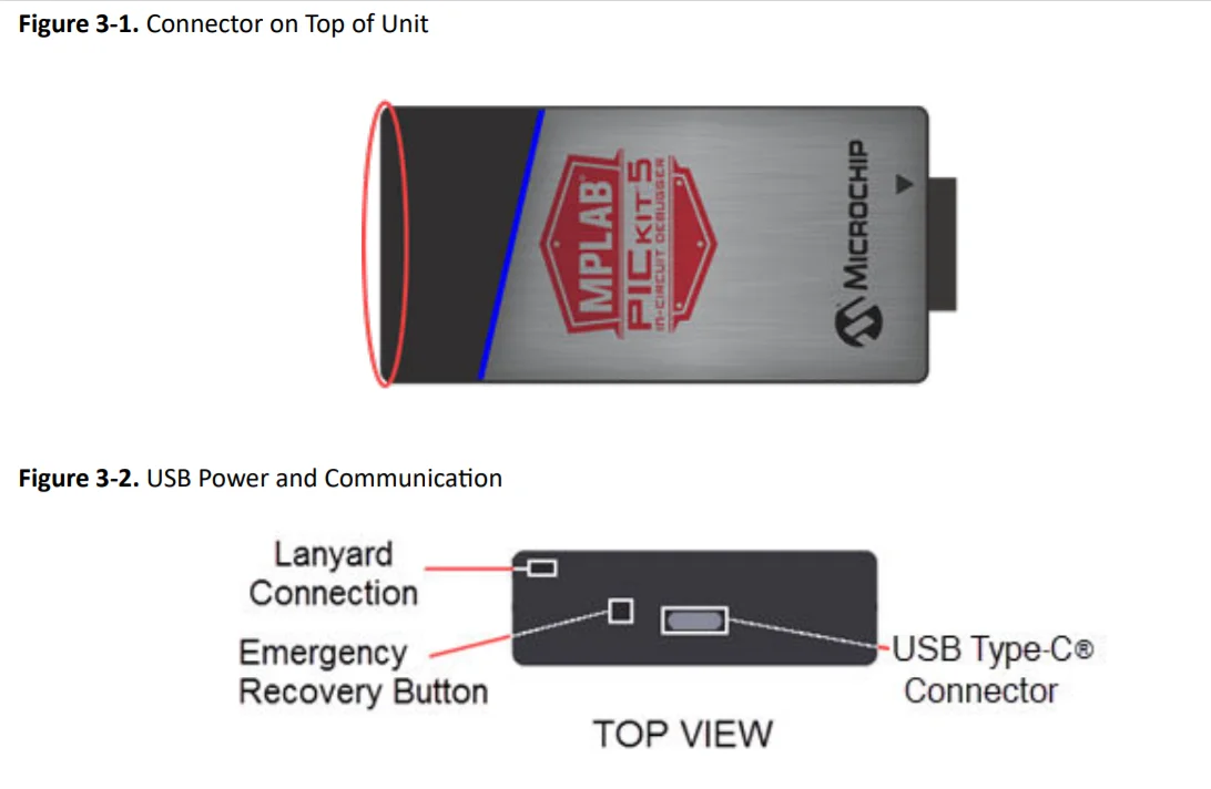 MICROCHIP originale MPLAB PICkit 5 Debugger/Programmer in circuito PG164150