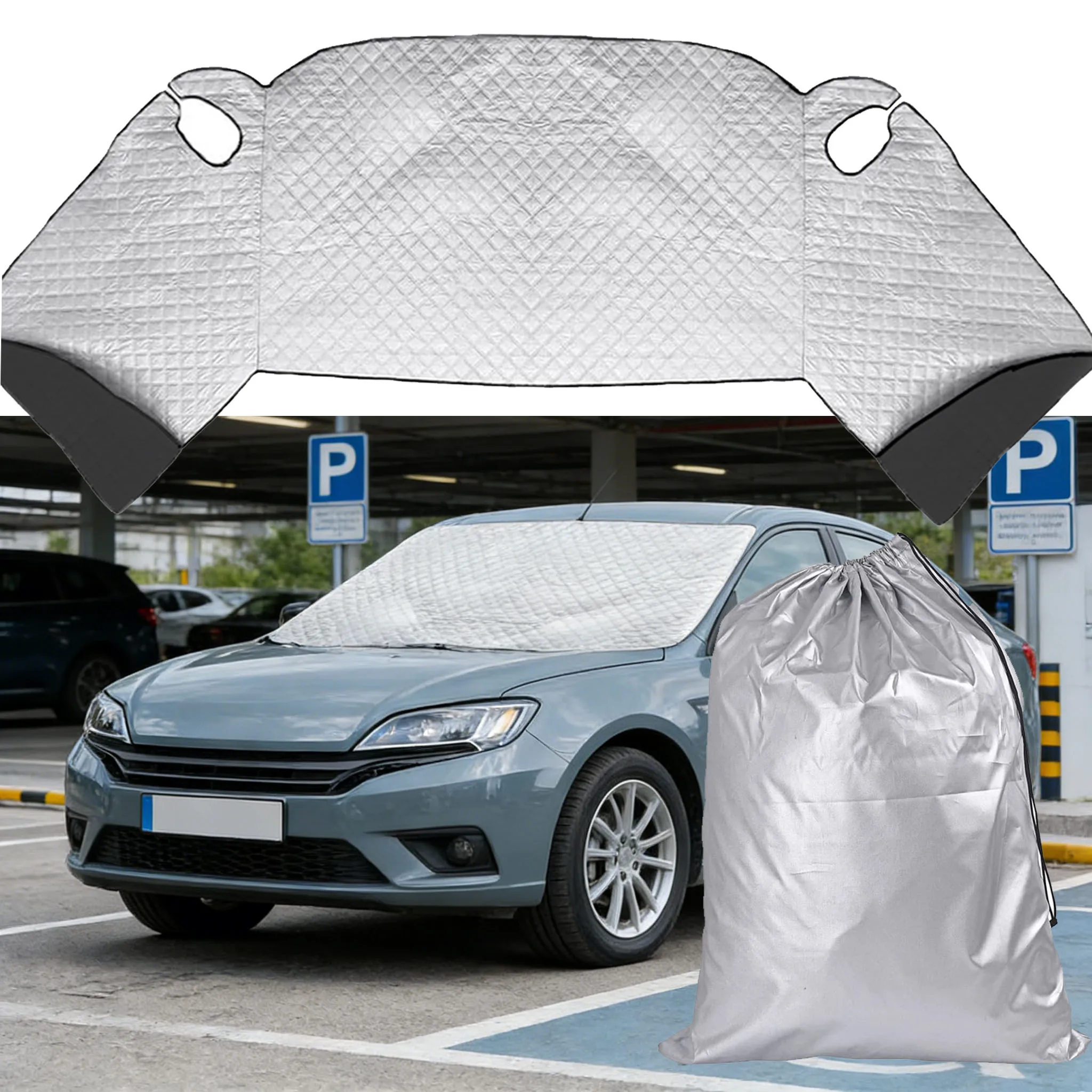 

Чехол на лобовое стекло для Fiat Ducato, Peugeot Boxer, Citroen Relay, Oxford, всепогодный, противоугонный, с защитой от снега