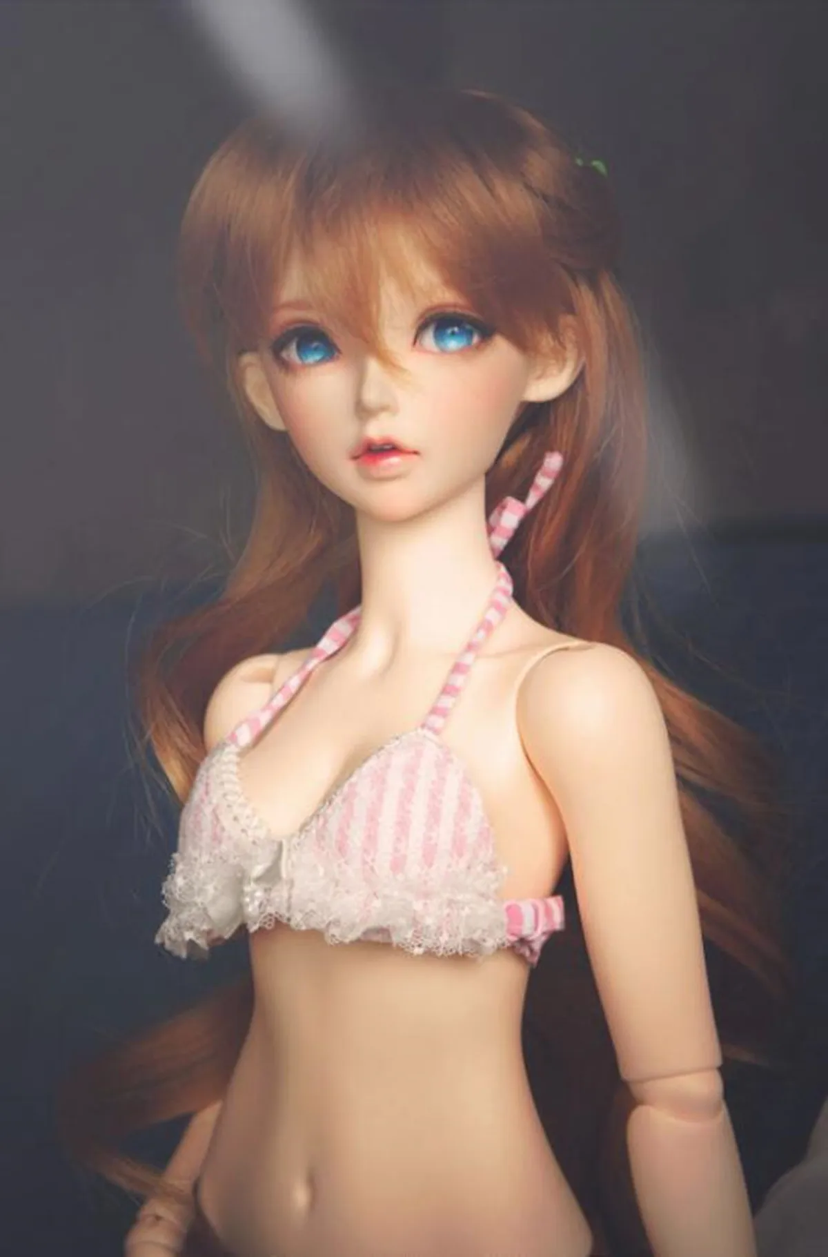 New huaDOLL 1/4 42cm Girl Jointed Doll with Free Eyes Makeup Eyeballs chloe