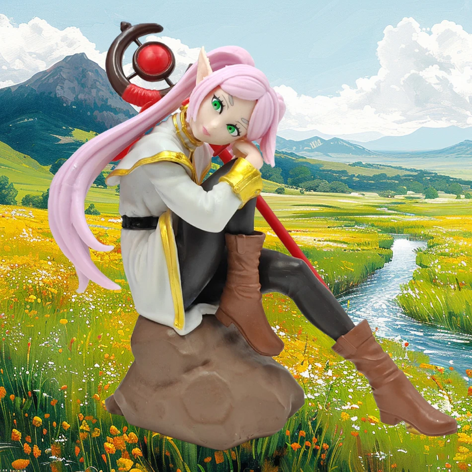 Anime Zauberstab Sousou no Frieren Anime Mädchen Figur Frieren Beyond Journey's End Action Figure PVC Modell Spielzeug Geschenk