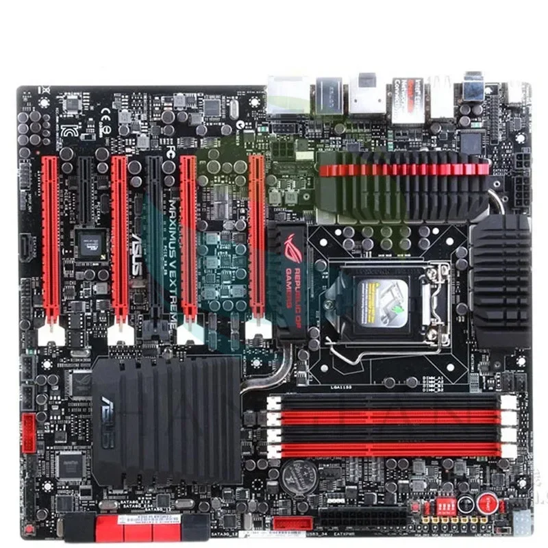 Placa-Mãe Desktop FA Maximus V Extreme Z77 Socket LGA 1155 I3 I5 I7 DDR3 32G ATX UEFI BIOS Original