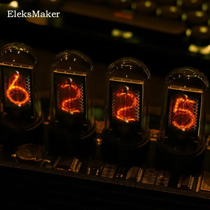 Orologio EleksMaker EleksTube IPS PRO PR1 PR2 PR3 IPS a 6 bit Retro Glows Orologio analogico Nixie Tube Elekstube