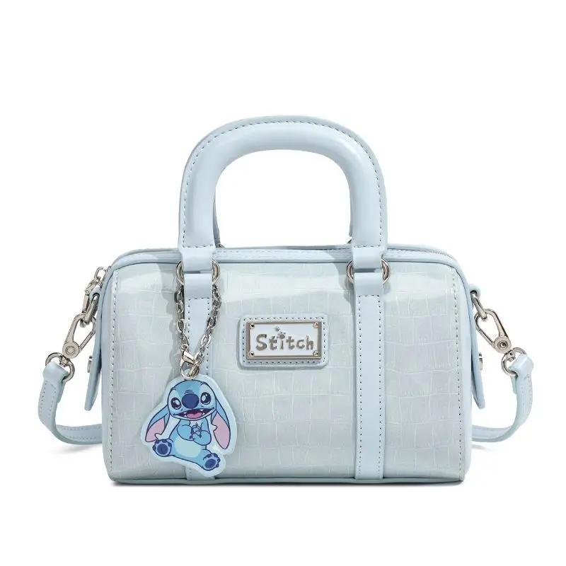 

Disney Stitch Boston Bag Stylish Crossbody Shoulder Purse for Women Fashion Accessories Ladies Handbag