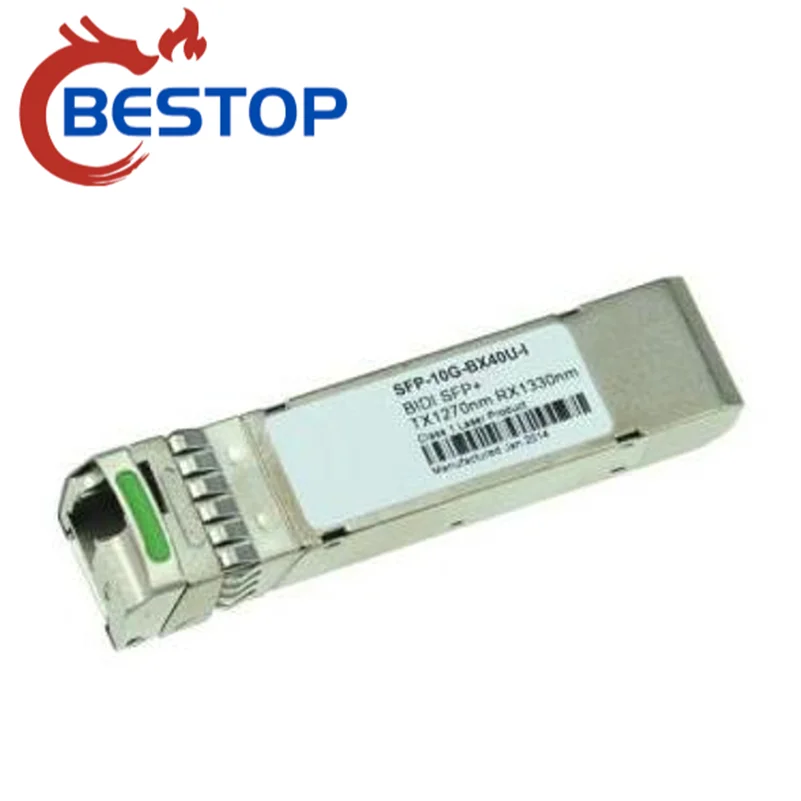 

SFP-10G-BX40U-I Compatible 10G BiDi SFP+ 1330nm-TX/1270nm-RX 40km Transceiver Module