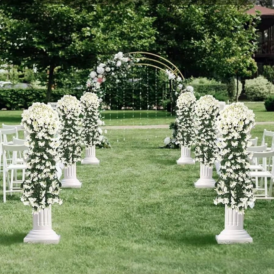 1pc Artificial Flowers Long Vine Rose Room table Wedding Outdoor garden Yard Arch wall diy Decor photography stage Holiday party