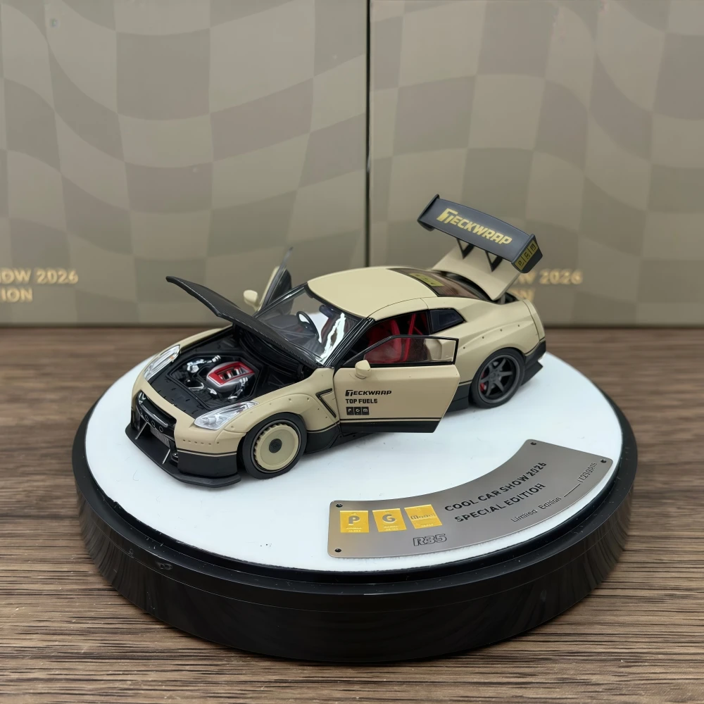 

Модель автомобиля PGM 1:64 GTR R35 Cool Car Show 2026, литая под давлением