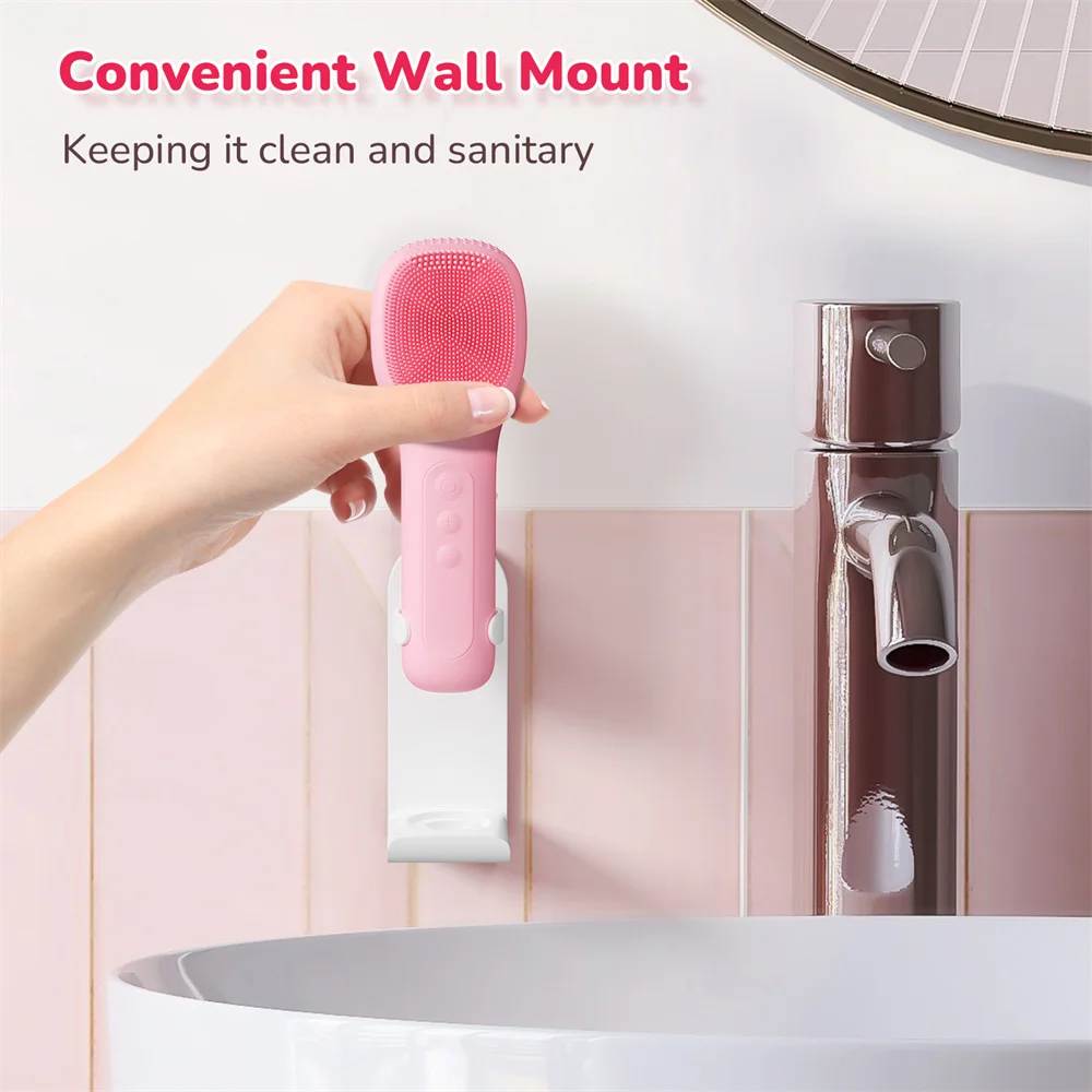 Electric Face Cleansing Brush Sonic Rechargeable Facial Cleanser Massager Facial Brush Skin Scrubber Skin Care Tools Women Men