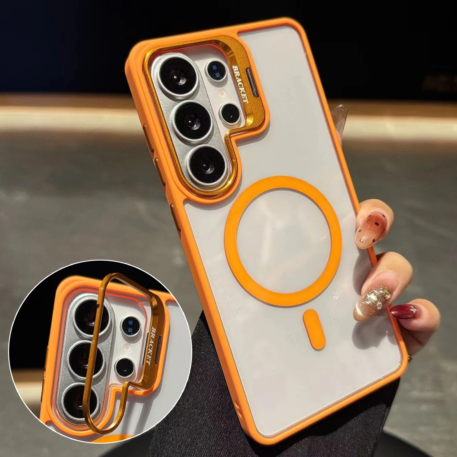 Shockproof Magnetic Wirelesss Charge For Magsafe Hidden Hold
