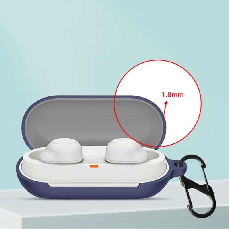 ใช้ได้กับหูฟัง Sony WF-C700N ฝาครอบแบบนิ่มที่สามารถล้างทำความสะอาดได้น้ำหนักเบาเคสซิลิโคนกันน้ำทนแรงกระแทก