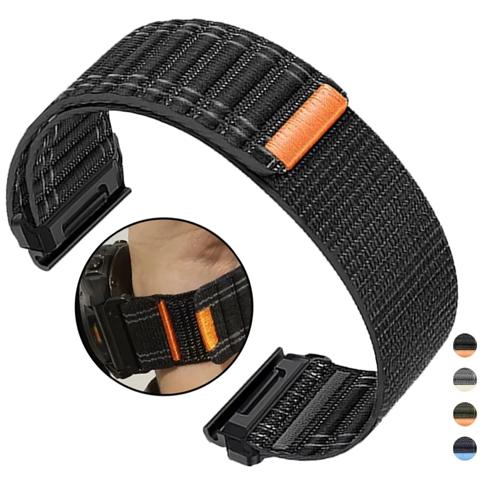 22 mm 26 mm Nylonband für Garmin Fenix E 8 pro 47 mm 51 mm Tactix/Quatix Epix Pro Gen2 Forerunner 970 Enduro 2 3 Quick Fit Armband