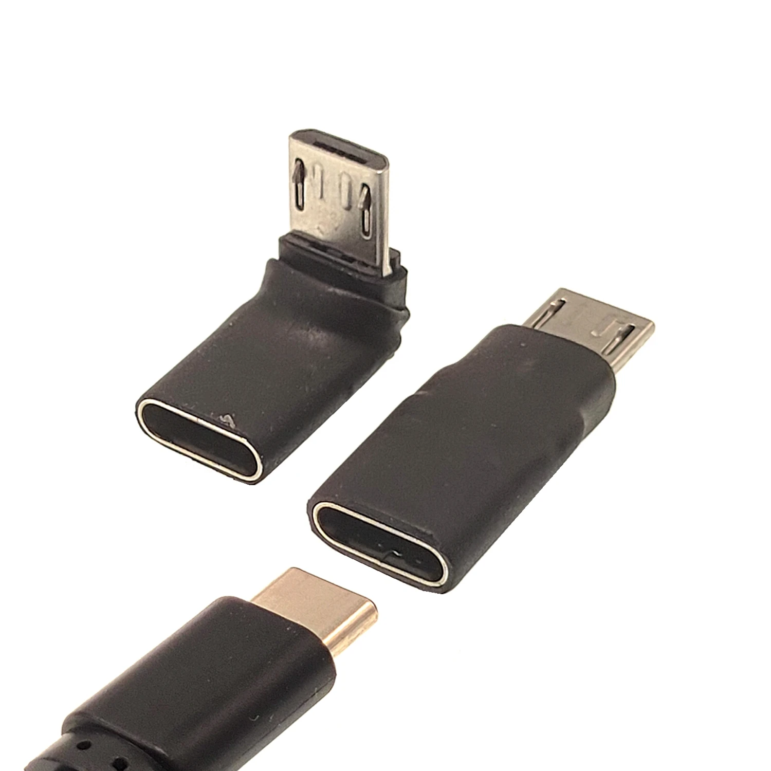 

straight Type-C Female to Micro USB Android Male Adapter for V8 Mobile Phone Charger, Data Transmission, 5-Pin Cable Connector