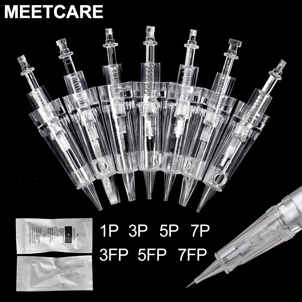 Bayonet Cartridge Needles for Microblading Permanent Tattoo Machine 1P 3P 3FP 5P 5FP 7P 7FP Disposable Tattoo Eyebrow Needles