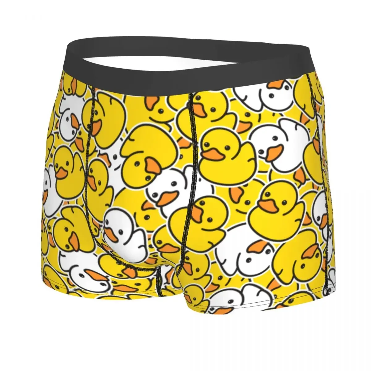 Custom Rubber Duck Cute Pattern Boxers Shorts Men's Briefs Underwear Funny Underpants