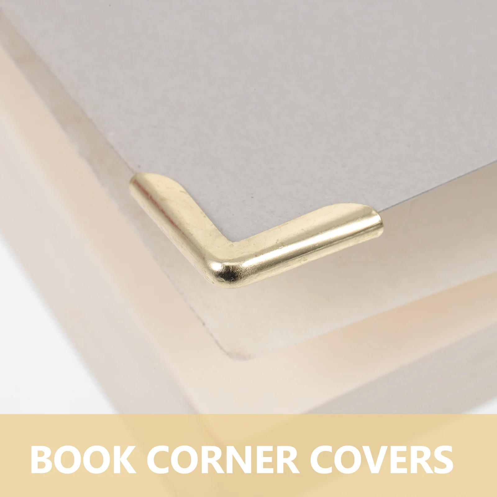 ตัวป้องกันมุมหนังสือเหล็กวินเทจ 50 ชิ้น ฝาครอบโลหะสำหรับสมุดโน้ต อัลบั้มตกแต่ง ตัวป้องกันมุมหนังสือ