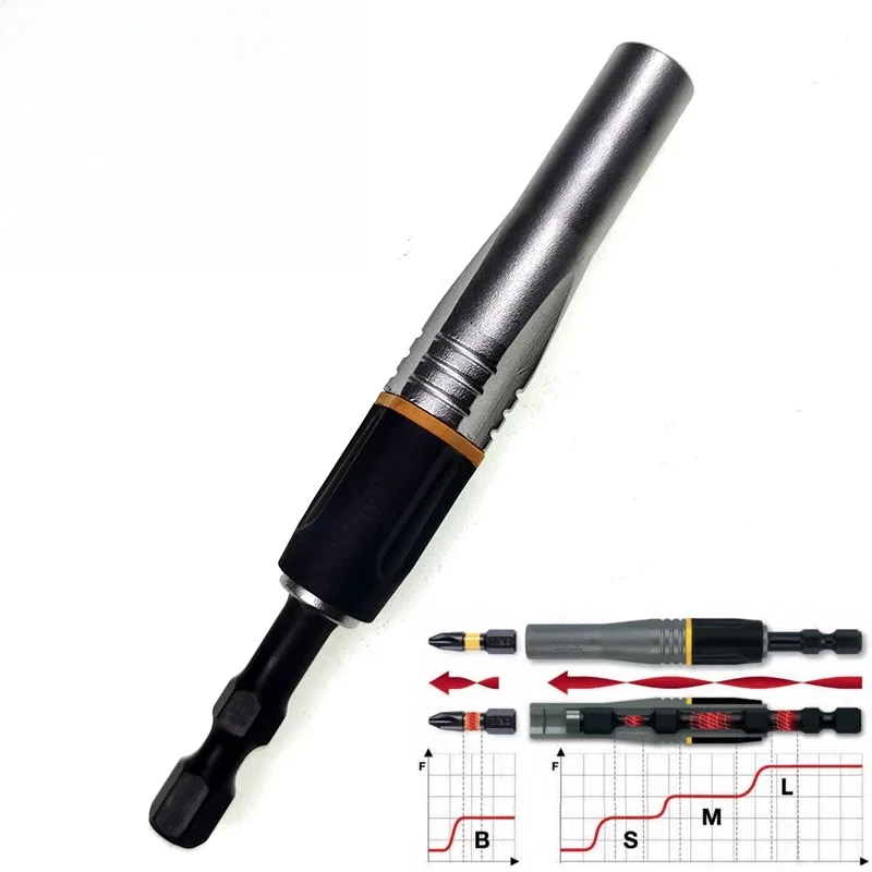 الألمانية Feilong FELO ثلاث مراحل الزلازل ومقاومة للصدمات عزم دوران عالي مفك رئيس تمديد قضيب 1/4 6.3 مللي متر