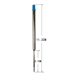 Długopis kulkowy o długości 112 mm i długości 1,0 mm. Długopis wkładowy pasuje do WaterMan W422