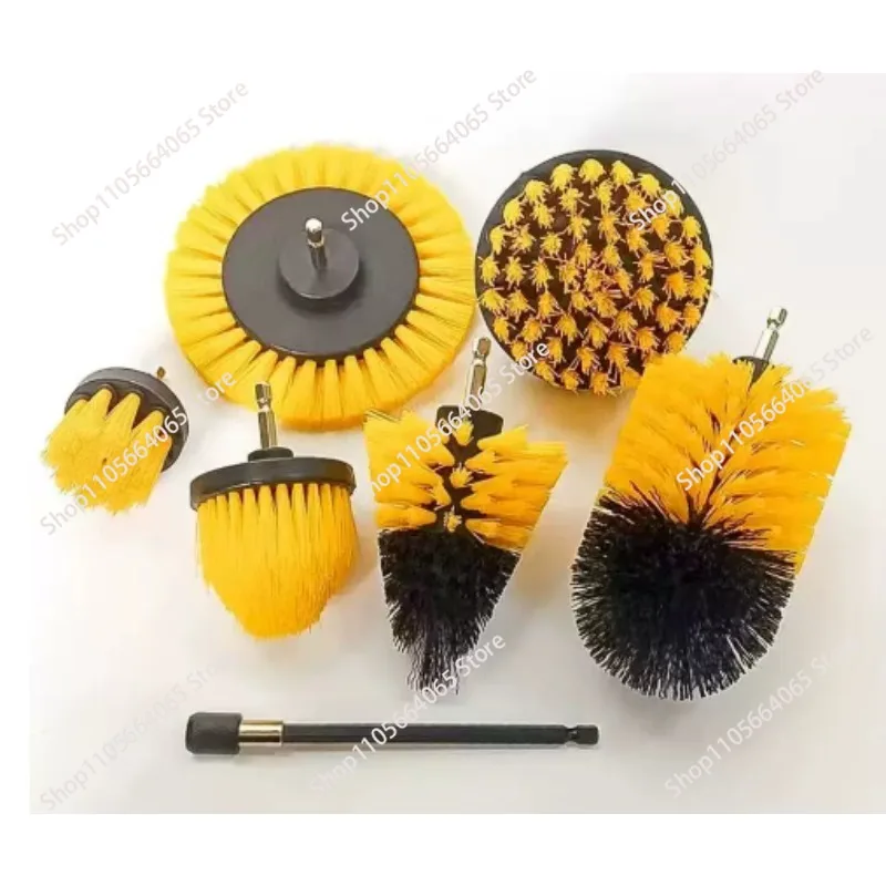 Drill  Brush Household Multifunctional Kitchen Bathroom Carpet Tile Cleaning and Polishing Automatic Disc Brush Plastic Brush