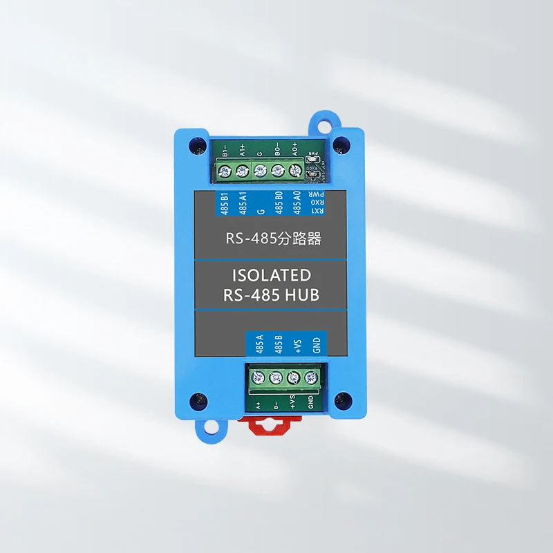 RS485 Isolated Relay Two way Hub Temperature Current Transmitter Digital Signal Amplification Module Supports Star Connection